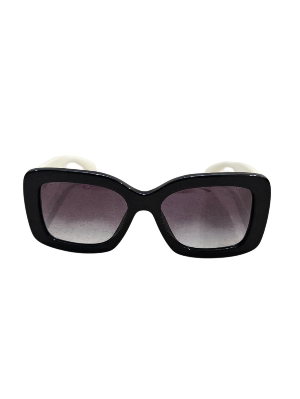 Chanel - Rectangular Sunglasses - Black White Gray Gradient - 5483 - Picture 8 of 12